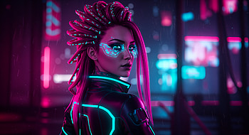 Cyberpunk Girl: Ultra, Cyberpunk Girl, cyberpunk, neon, woman HD wallpaper