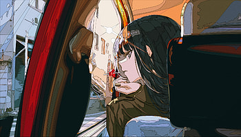 Window Seat Reverie — Anime Girl, Anime, girl, anime girl HD wallpaper