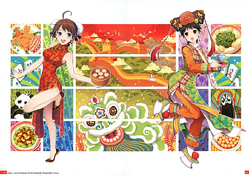 Chinese Girls, orginal, chinese, girls, oriental, food, dress HD wallpaper