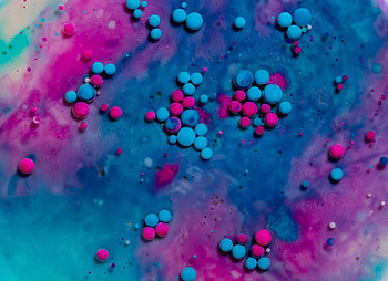 Abstract, Bubbles, Pink, Divorces, Paint HD wallpaper