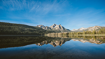 Landscape, Nature, Mountains, Lake, Reflection, Forest HD wallpaper