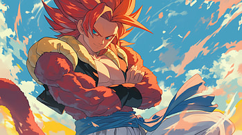 Super Saiyan 4 Gogeta in Dragon Ball GT - Stunning Anime, Anime, Dragon Ball GT, Gogeta (Dragon Ball), Super Saiyan 4 HD wallpaper