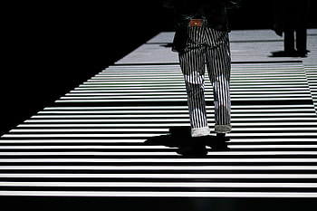 Miscellanea, Miscellaneous, Road, Markup, Minimalism, Striped, Bw, Chb, Trousers HD wallpaper
