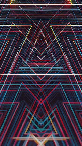 Geometric Abstract, Creative designs, Abstract art, Visual expressions HD phone wallpaper