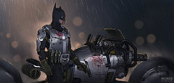 Lo Fi Batman , batman, superheroes, artist, artwork, digital-art, artstation HD wallpaper