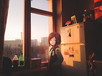 Anime Girl Russia Art , anime-girl, anime, artist, artwork, digital-art HD wallpaper