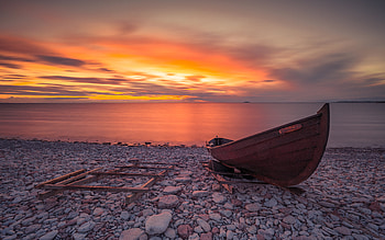 Lake Boat Ocean , lake, boat, ocean, nature HD wallpaper