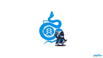 Destiny 2 Pixel Art Hunter, destiny-2, destiny, games, pixel, 8-bit, artist, artwork, hunter HD wallpaper