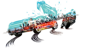 Burnout Paradise, xbox, 2018, smiple art HD wallpaper