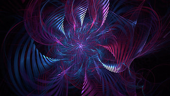 Evocation, abstract, dark, blue, hecate100, pink, luminos HD wallpaper
