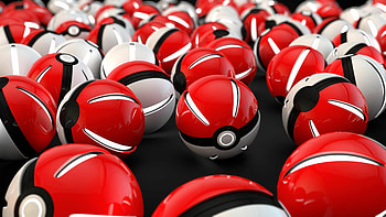 Pokeballs, Pokemon GO HD wallpaper