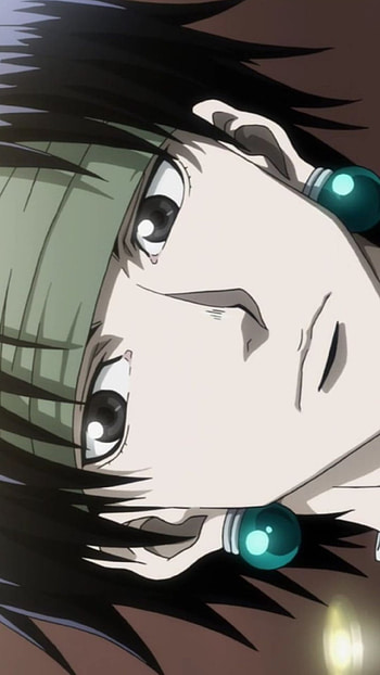 Chrollo, Lucifer, eye, black, hxh, anime HD phone wallpaper
