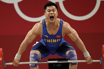 Lyu Xiaojun, Weightlifting HD wallpaper