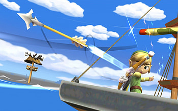 Toon link arrow, zelda, toon link, ssbb, link HD wallpaper