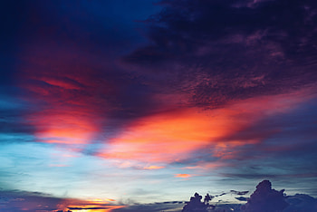 Clouds, sunset, beautiful sky HD wallpaper