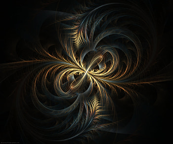 Abstract, Fractal, Glow, Confused, Intricate, Swirling, Involute HD wallpaper