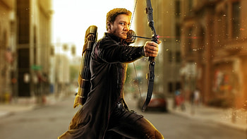 Jeremy Renner, Hawkeye HD wallpaper