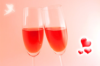 love celebration, hearts, pink, love, glas HD wallpaper