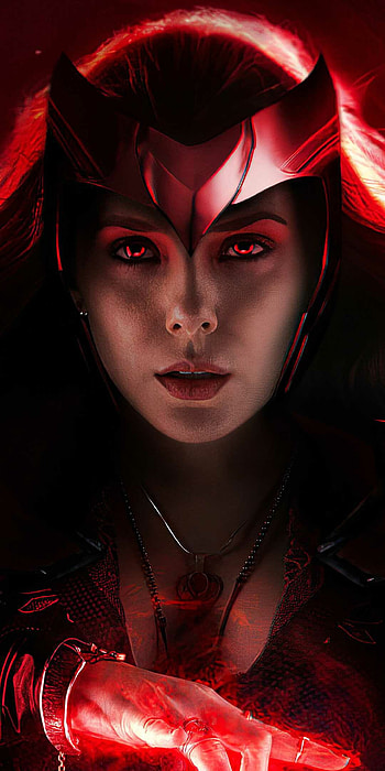 Wanda Maximoff, WandaVision HD phone wallpaper