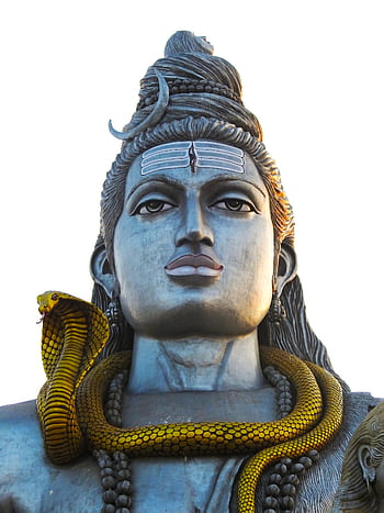 A grand statue of Shiva at Murudeshwar Temple, showcasing intricate artistry. HD phone wallpaper