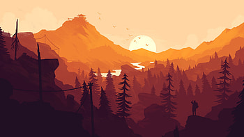 Firewatch Game, firewatch, games, artist, digital-art HD wallpaper