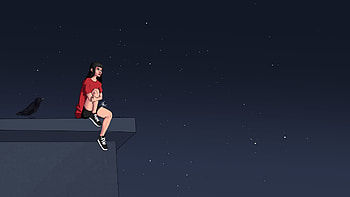 Absent, alone, artist, artwork, digital-art, deviantart HD wallpaper