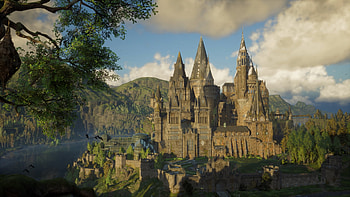 Hogwarts Legacy – Stunning Castle View from the Video Game, Hogwarts Castle, video game, Hogwarts Legacy HD wallpaper