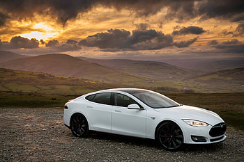 Cars, Side View, Tesla, S, P85 HD wallpaper