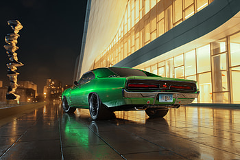 Dodge Charger 1969 RT Rear, dodge-charger, cars, behance HD wallpaper