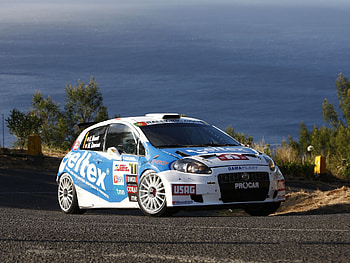 Sports, Auto, Nature, Water, Cars, Side View, 2007, Abarth, Grande Punto HD wallpaper