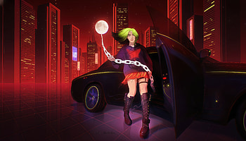 Billie Eilish 2026 Retro Futurism, billie-eilish, music, artist, artwork, art, digital-art, artstation HD wallpaper