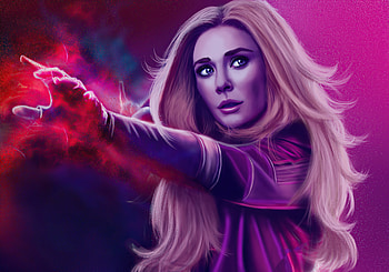 Wanda Maximoff , scarlet-witch, superheroes, artwork, artist, artstation HD wallpaper