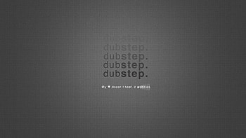 Dubstep, dubstep, music, minimalism HD wallpaper