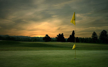 Golf Course, Nike flag, Sporty , Athletic inspiration HD wallpaper