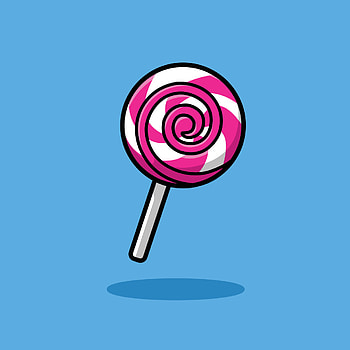 Artistic lollipop illustration, Colorful candy creation, Sweet inspiration, Vibrant design HD phone wallpaper
