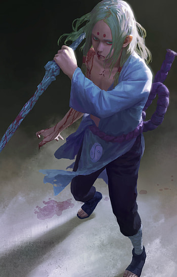 Kimimaro, Naruto character, Anime art, Zerochan board HD phone wallpaper