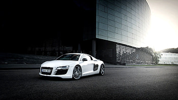 Audi, Cars, Building, R8 HD wallpaper