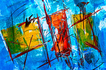 Abstract, colorful, paint, art HD wallpaper