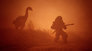 ICARUS: Dusk Hunt | Survivor vs Beast | Orange Haze Encounter, Video Game, ICARUS HD wallpaper