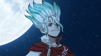 Senku Ishigami - Moonlit Resolve (Dr. Stone ), Anime, Dr. Stone, Senku Ishigami HD wallpaper