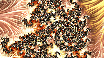 Trippy Psychedelic Fractal, colorful, colors, Abstract, fractal HD wallpaper