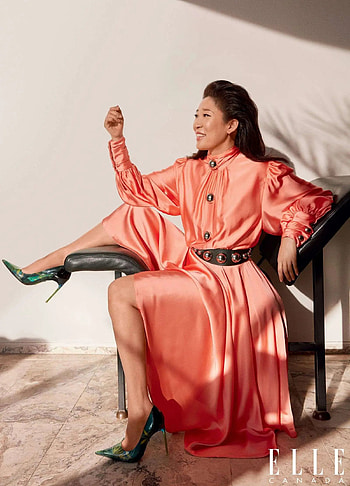 Sandra Oh, Hot hoot, Elle Canada, quality HD phone wallpaper