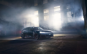 2022, Audi RS6, ABT, front view, exterior, RS6 tuning, ABT tuning, German cars, black RS6, Audi HD wallpaper