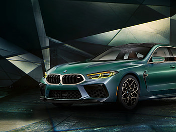 2020 car, BMW M8 Gran Coupe First Edition, green car HD wallpaper