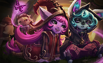 Vex and Lulu, Vex (League of Legends), Lulu (League Of Legends), video game, League Of Legends HD wallpaper