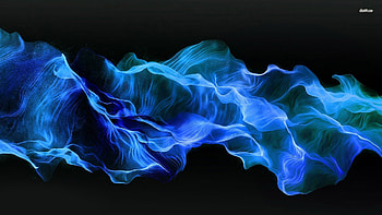 Blue smoke - Abstract - HD wallpaper