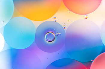 Colorful, bubbles, texture, abstract HD wallpaper