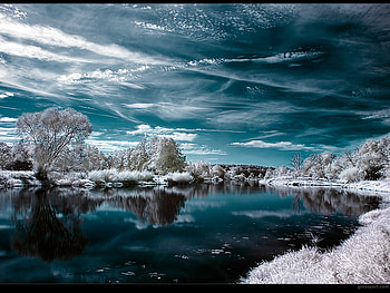The Nature Lake, sky, water, lake HD wallpaper