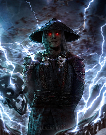 Lord Raiden, ArtStation, edit HD phone wallpaper
