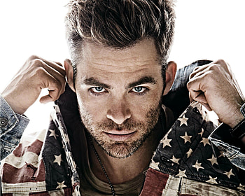 Chris Pine, actor, face, man HD wallpaper